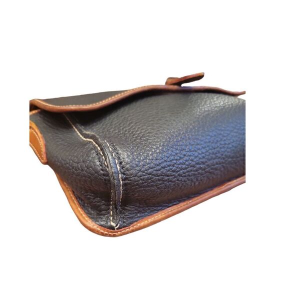 Dooney & Bourke Vintage Black Pebbled Leather Crossbody Purse Shoulder Bag - Picture 7 of 15